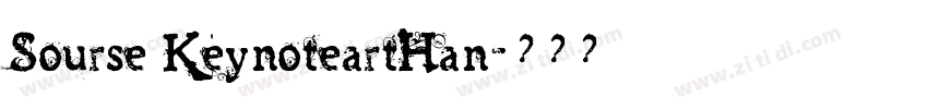 Sourse KeynoteartHan字体转换